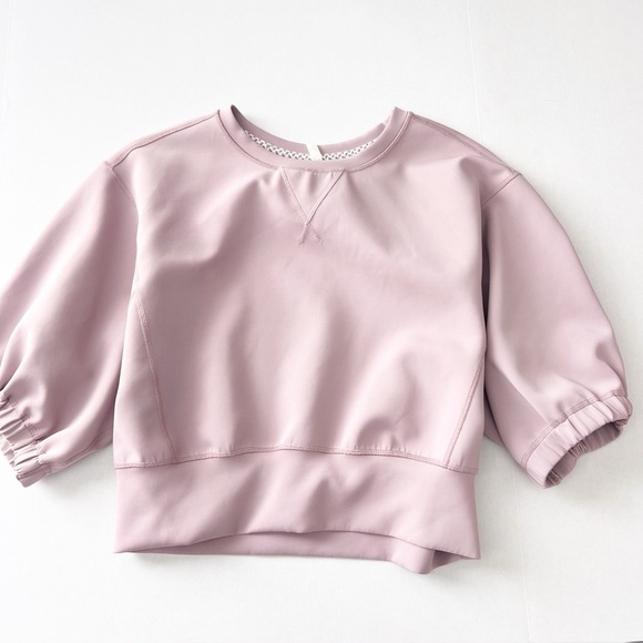 FP Movement Free People Pullover Neoprene like Dusty Rose Active wear puff - Picture 1 of 4